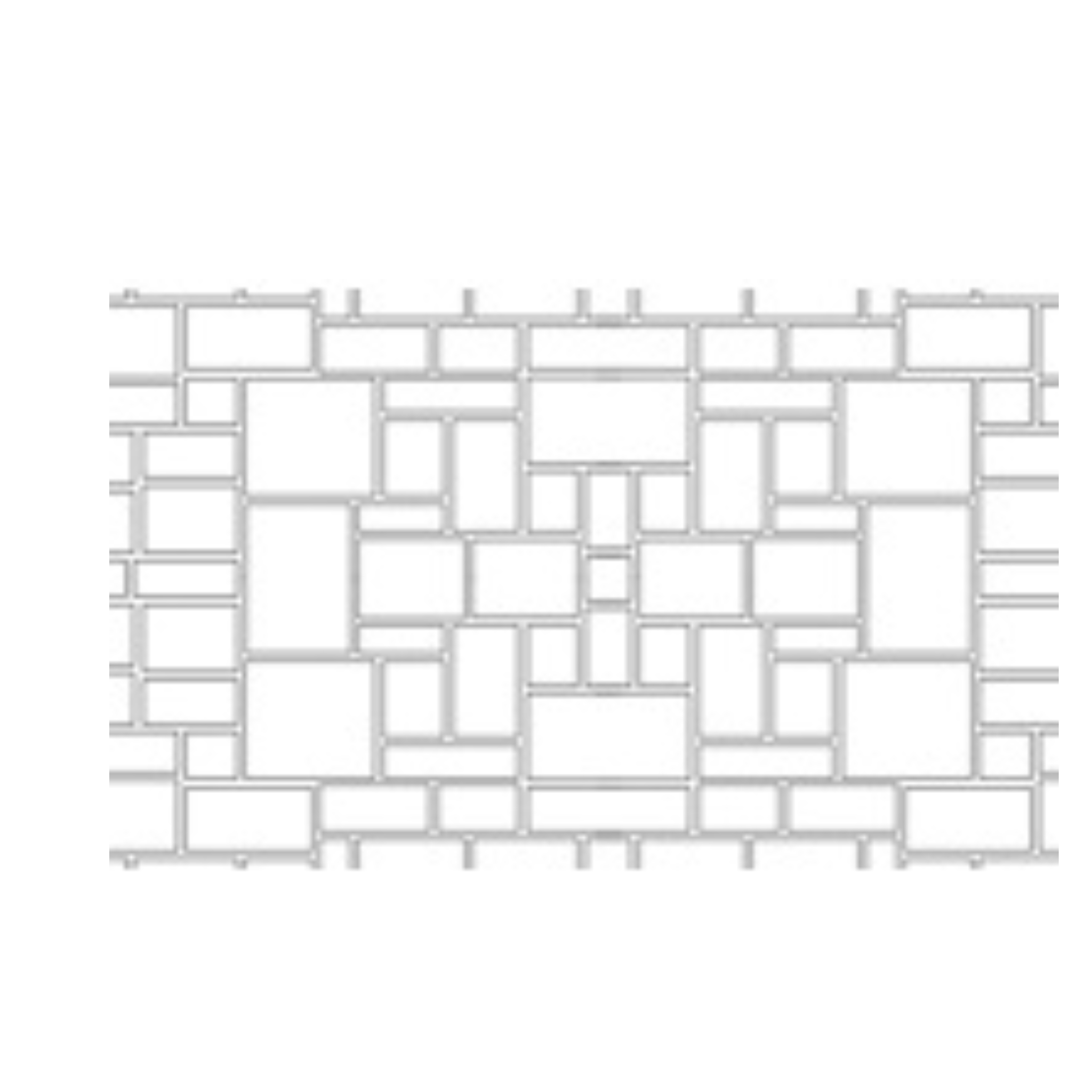 Dulux Avista Ashlar Slate concrete stencil